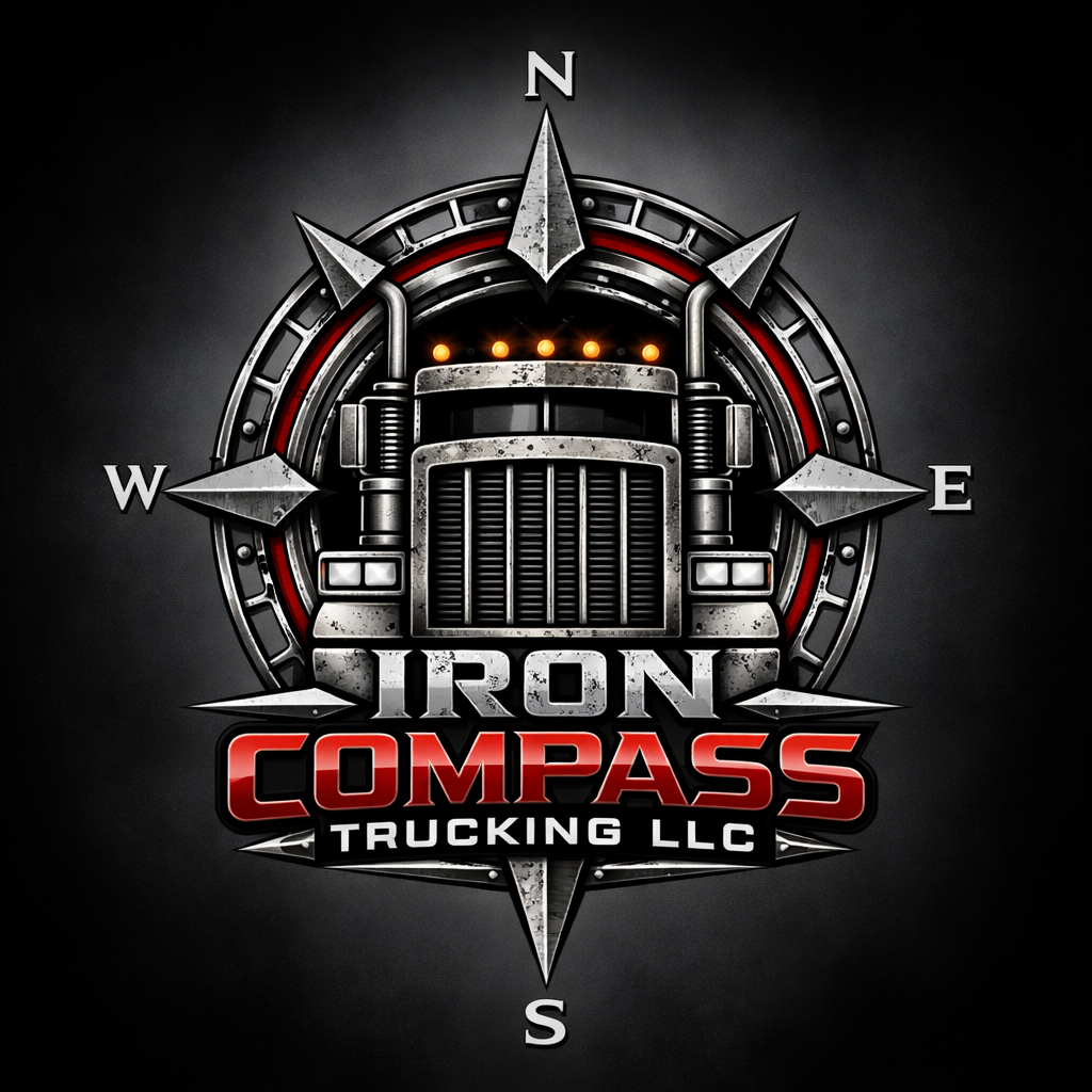 Iron Compass Trucking LLC Logo